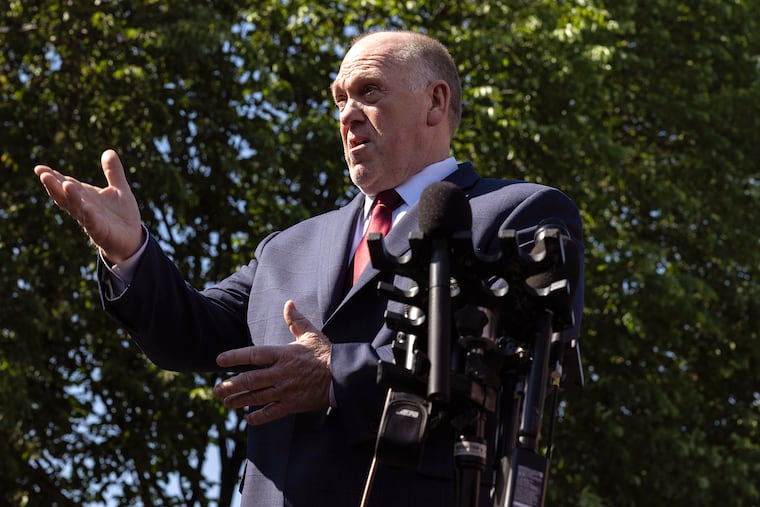 Tom Homan, the White House border czar, previously worked for Geo Group, a private contractor that operates immigrant detention centers.