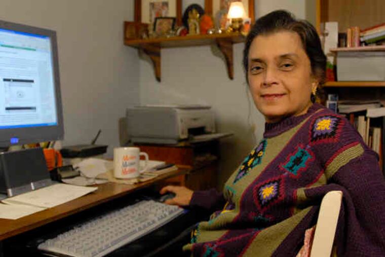 Shobhan Bantwal and her first romance novel, "The Dowry Bride." Romance fiction generated $1.375 billion in U.S. sales in 2007.