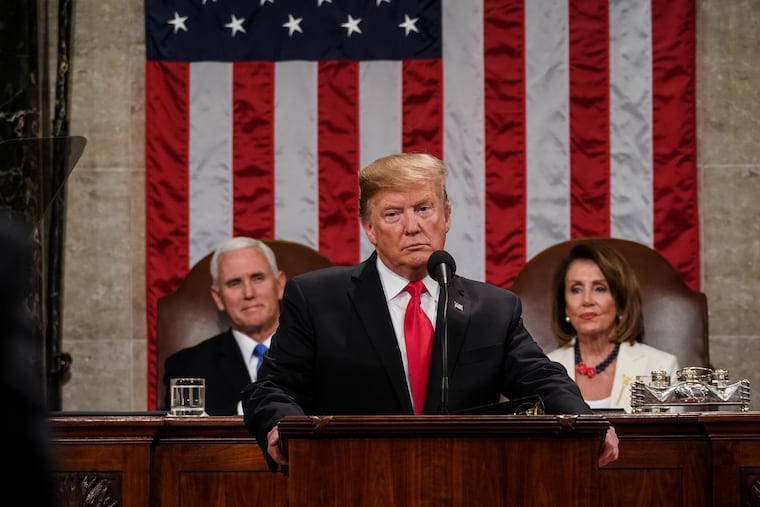 President Donald Trump at his State of the Union address in 2019, where he declared his support for legal immigration. After a year focused on immigrants here illegally, the Trump administration is in 2026 working to make it harder for legal migrants to stay in the country. It is a risky pivot.