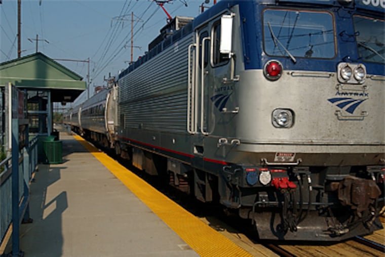 Amtrak nearly stopped all service to the Cornwells Heights station in Bucks County two years ago, but backed off. Now only two trains stop there each day. (John Slavin/Inquirer file photo)