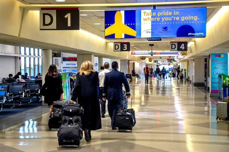 Terminal D at Philadelphia International Airport in March.