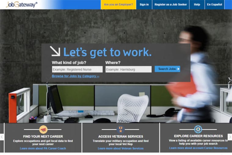 The seemingly innocuous state jobs website, JobGateway.pa.gov, links to others that include racy occupational vacancies.