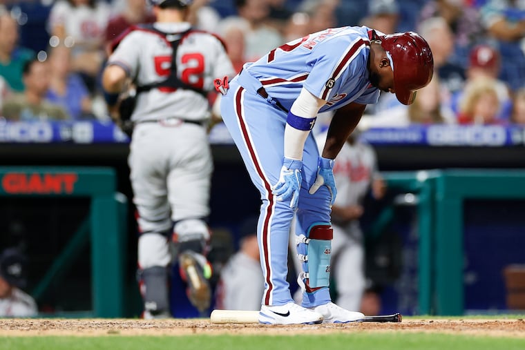 Phillies left fielder Andrew McCutchen went on the 10-day injured list Monday with left knee inflammation.