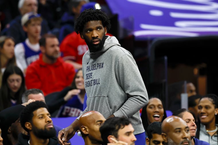 Sixers center Joel Embiid has only played in six games this season.
