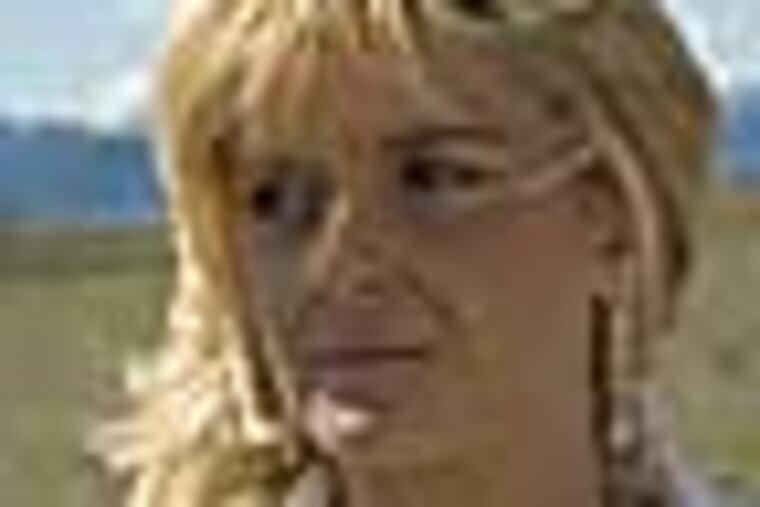 Undated photo of Shannen Rossmiller from her web site.