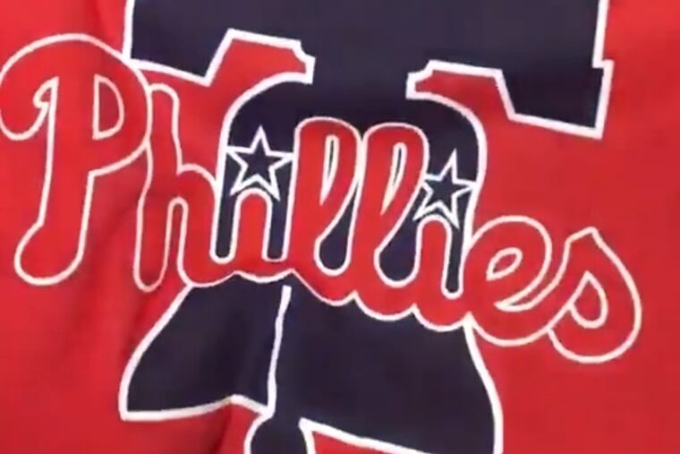 The Phillies' new primary logo, which was revealed by the Majestic Clubhouse Store's Twitter account on Friday.