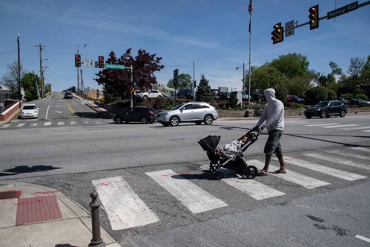 The intersection of South Valley Road and Lancaster Avenue, in Paoli.