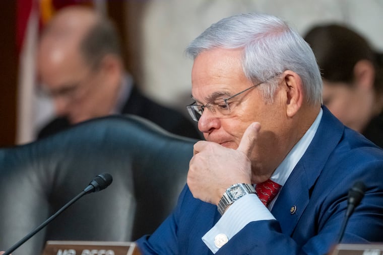 U.S. Sen. Bob Menendez (D., N.J.) waits to speak during a December committee hearing at the U.S. Senate in Washington.