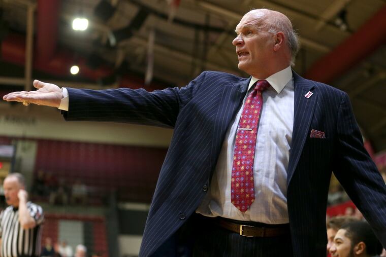 St. Joseph's coach Phil Martelli during a Hawks game earlier this season.