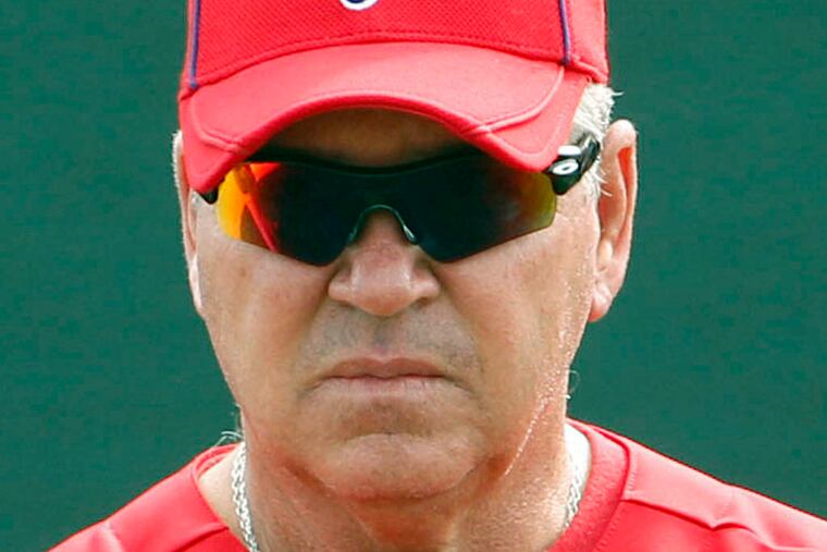 Phillies Pitching coach Rich Dubee. ( Yong Kim / Staff Photographer )