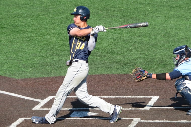 La Salle first baseman Ben Faso is leading the team in hitting.