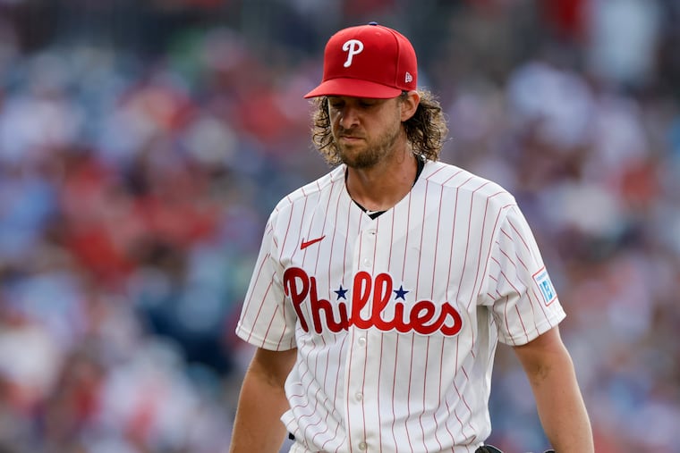 Aaron Nola allowed five earned runs across 5⅓ innings on Wednesday.