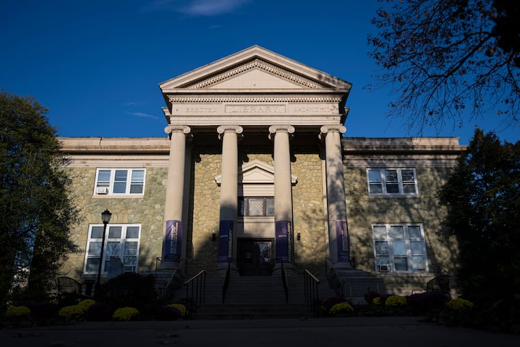 West Chester University Library is shown on Monday, Nov 3, 2025.