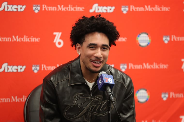 Sixers rookie Jared McCain will provide on-the-ground coverage directly to the NBA's social media platforms Thursday during Game 1 between the Indiana Pacers and the Oklahoma City Thunder.