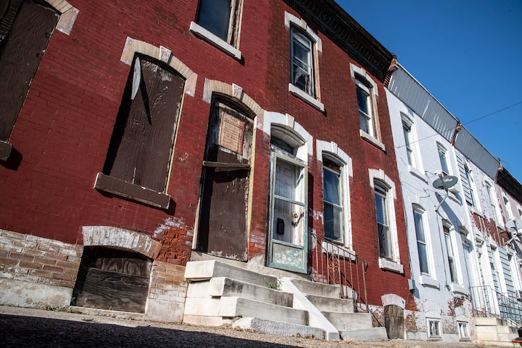 Corner of N Marvine and Somerset Streets (around 2800 N Marvine) - this is in the heart of one of the census tracts selected as a federal Opportunity Zone, which gives tax breaks to people who invest in low-income communities. JOSE F. MORENO / Staff Photographer