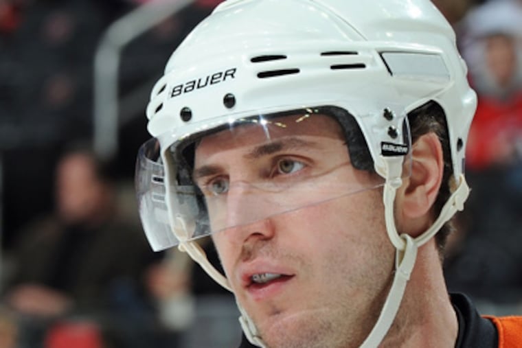 Mike Richards has been the center of attention after a recent spat with the media. (Michael Bryant / Staff photographer)