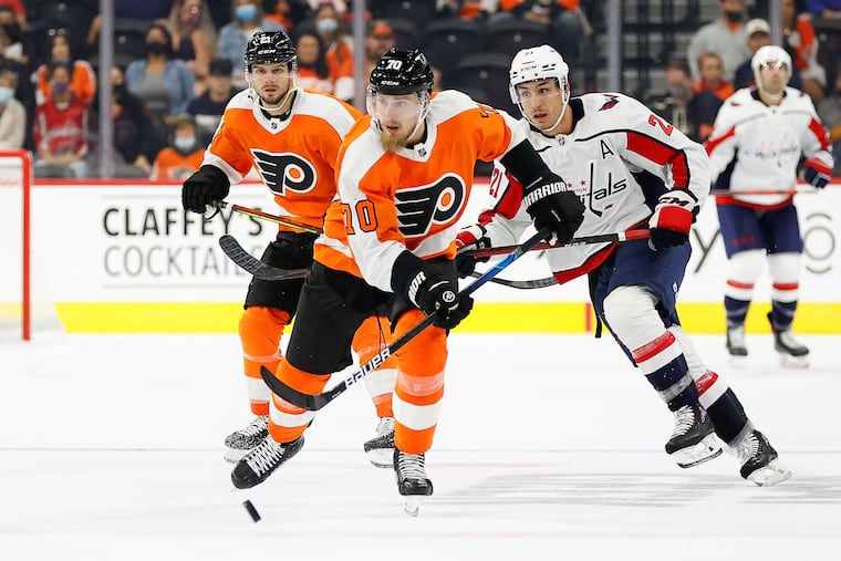 New Flyers defenseman Rasmus Ristolainen will miss the team's opener Friday due to an upper-body injury.