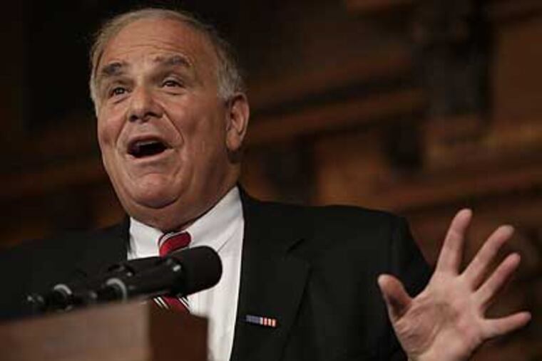 Pennsylvania Gov. Ed Rendell is dealing with a $28.3 billion budget deficit, with a $2.3 billion hole to fill by June 30. (Carolyn Kaster/AP)