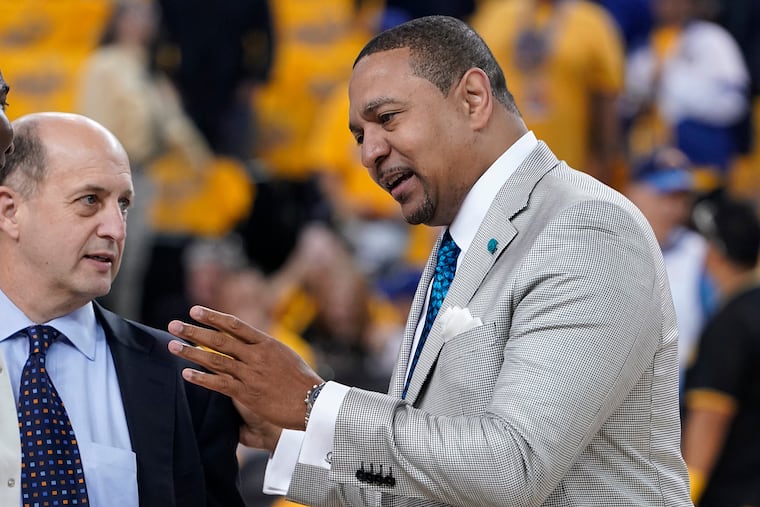 Mark Jackson and Jeff Van Gundy praised new Sixers coach Doc Rivers during Thursday's press conference.