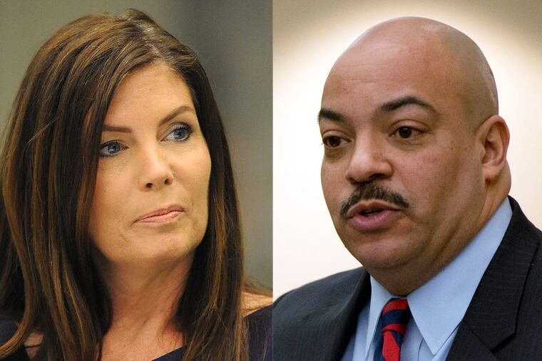 Attorney General Kathleen G. Kane and Philadelphia District Attorney Seth Williams.