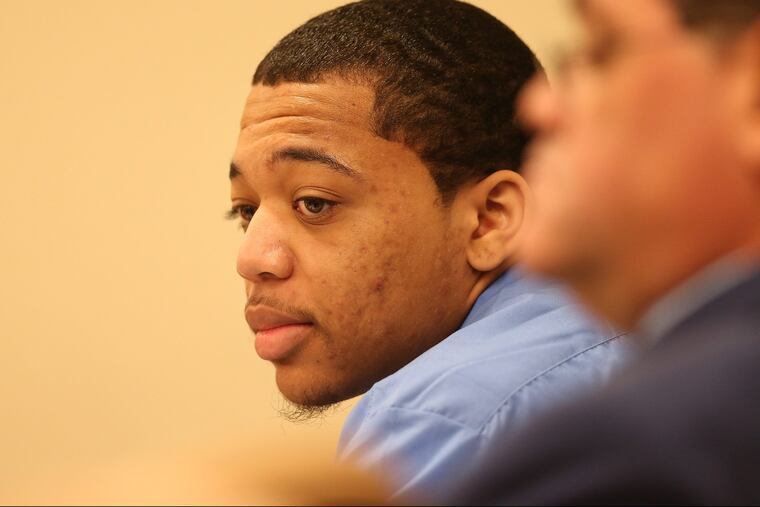 Tyhan Brown, of Camden, was sentenced after a jury convicted him of fatally shooting eight-year-old Gabrielle Hill-Carter during an alleged gang war in 2016.