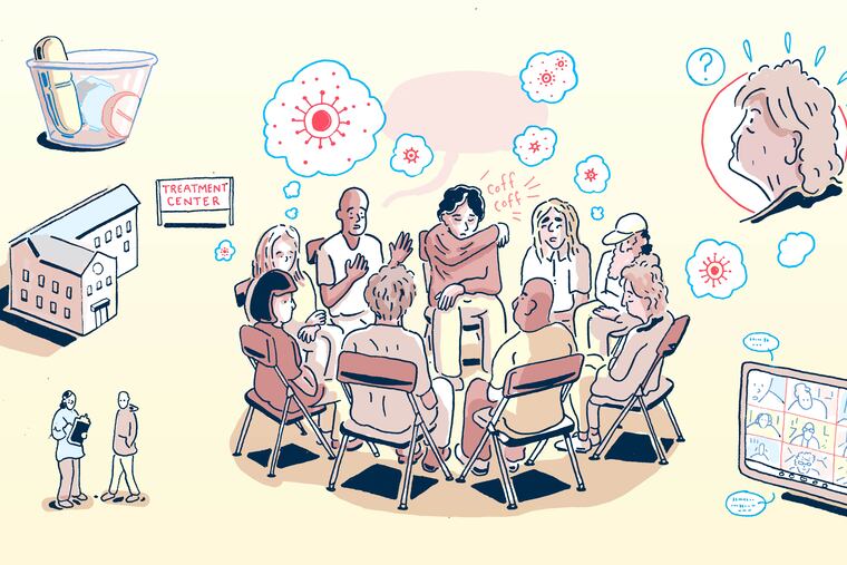 Many rehab patients in Pennsylvania are forced to choose between going to treatment and risking getting the virus, or staying at home and struggling with substance use alone.