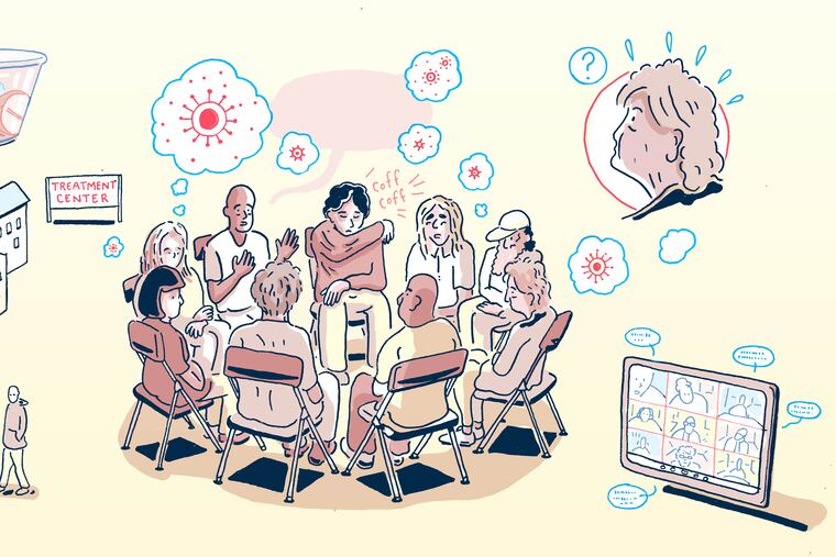 Many people are also reluctant to seek treatment right now, fearing they’ll contract COVID-19.