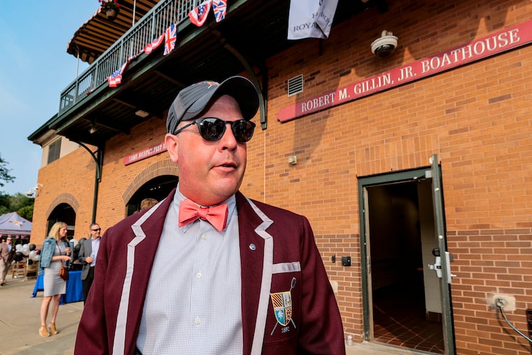 John Fife, photographed in June 2023, has been coaching rowing for over 20 years.