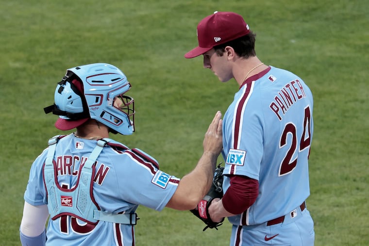 Andrew Painter is learning through experience and working to sharpen his fastball command