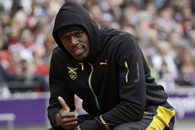 "I would not take up a challenge if I didn't think I was good enough," Usain Bolt said. (David J. Phillip/AP)