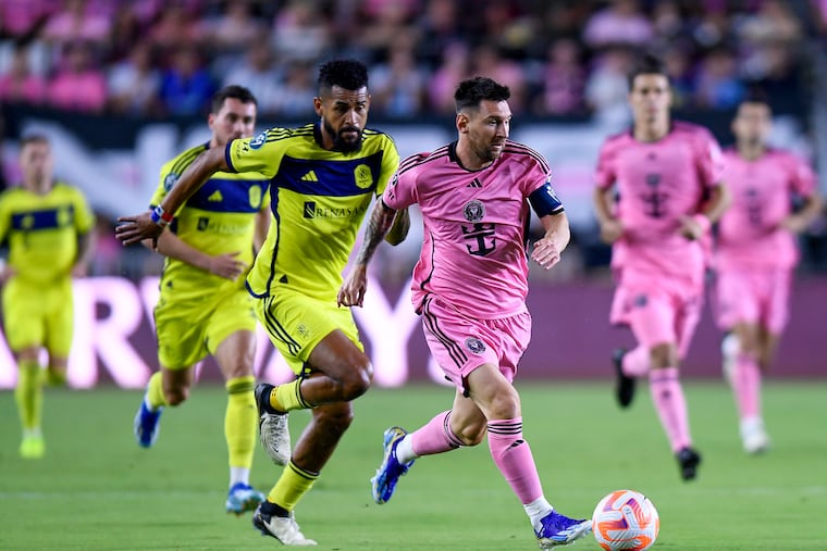 Inter Miami forward Lionel Messi was injured in Inter Miami's game on Wednesday.
