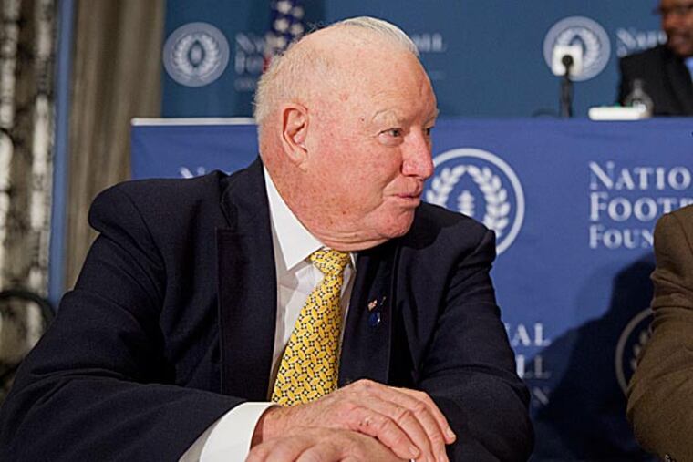 College Hall of Fame inductee Wayne Hardin. (Jin Lee/AP)