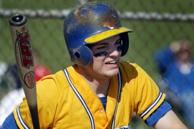 Chris Lubanksi during a high school game. (Steven M. Falk/Staff file photo)