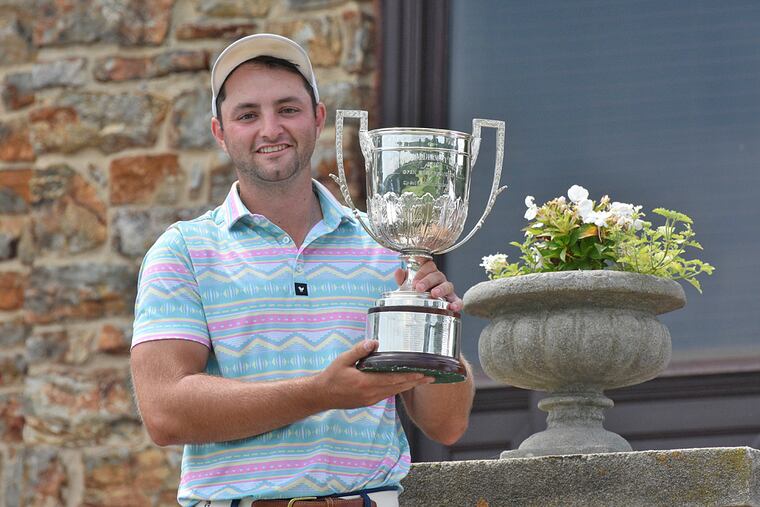 Blake Hinckley, playing out of Wilmington Country Club, won the Philadelphia Open Championship at the Country Club of York. (Photo courtesy of the Golf Association of Philadelphia)