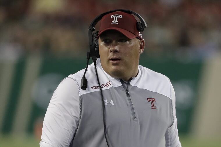 Temple head coach Geoff Collins used three different quarterbacks in the team’s loss to South Florida.