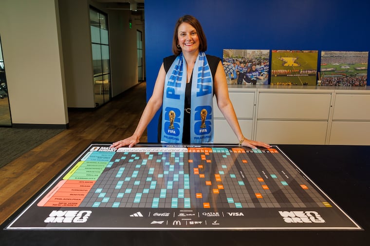 Meg Kane is the host city executive for Philadelphia's local World Cup organizing committee.