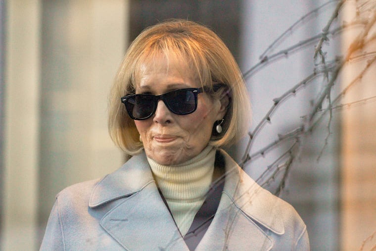 E. Jean Carroll arrives at Manhattan federal court, Jan. 17, 2024, in New York. The Supreme Court declined to take up President Donald Trump's effort to have a $5 million settlement thrown out.