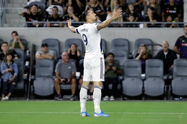 Zlatan Ibrahimović (above) of the Los Angeles Galaxy and Wayne Rooney of D.C. United will be among the stars in Major League Soccer's postseason spotlight.