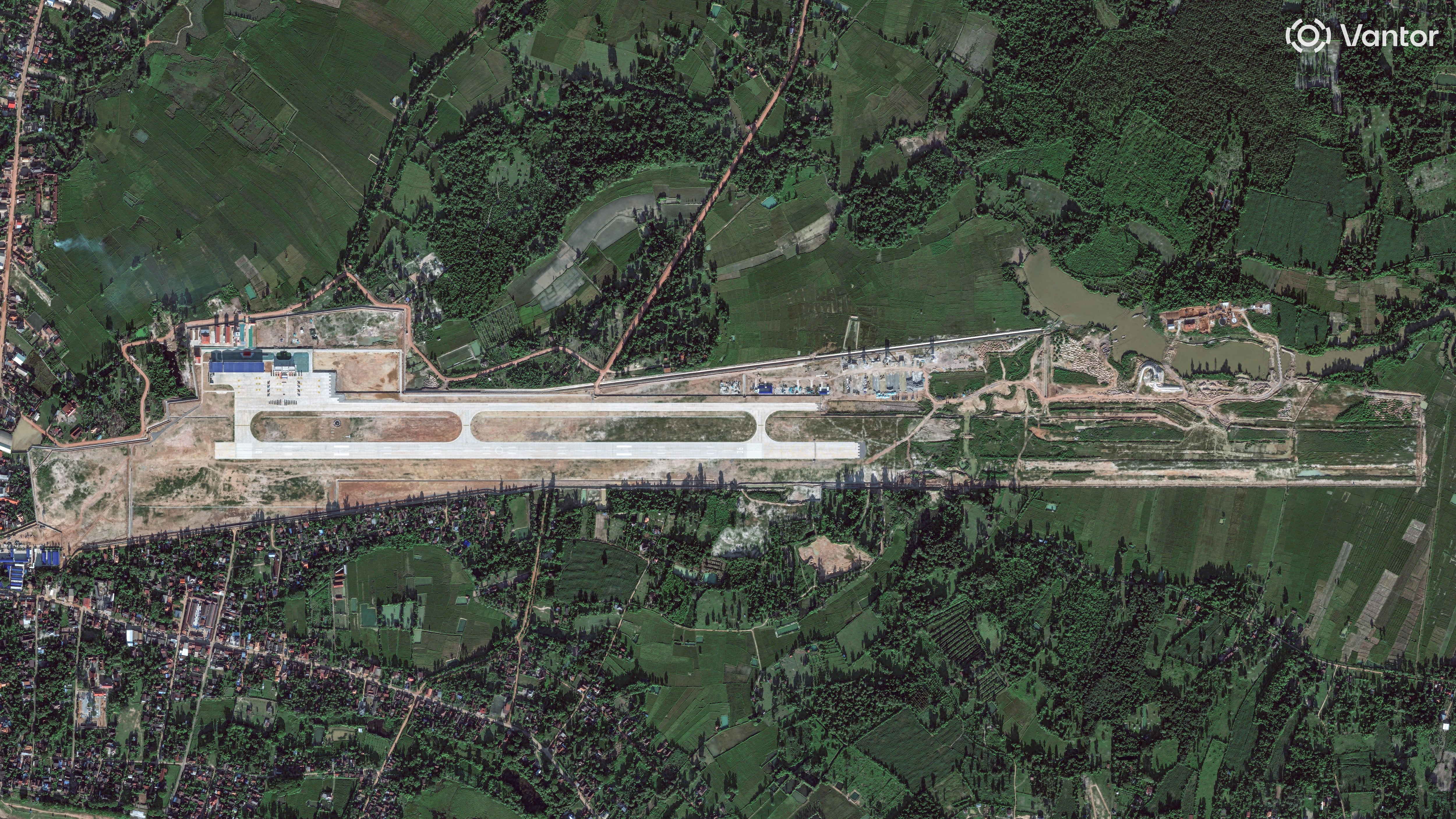 China and Laos Open Airfield Near Thai Border Amid Construction