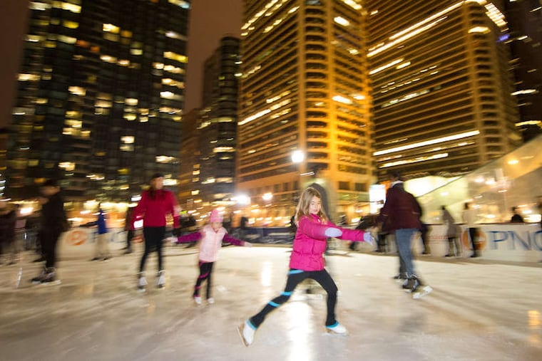The Rothman Institute Ice Rink at Dilworth Park is open through Feb. 22.