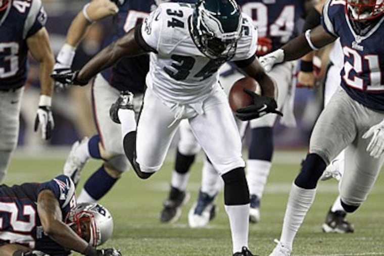 Bryce Brown (above) is battling Chris Polk for the number three running back position. (Yong Kim/Staff Photographer)