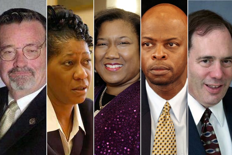 Michael H. O’Brien (from left), Rosita Youngblood, Vanessa Lowery Brown, Stephen Kinsey and Mark Cohen.