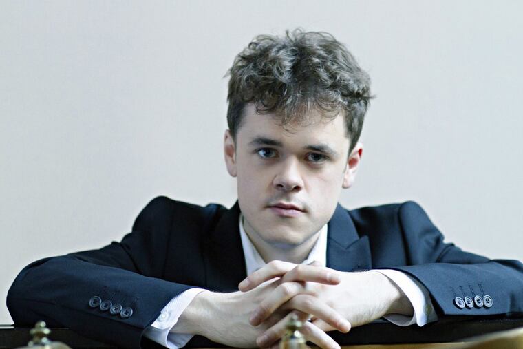 Pianist Benjamin Grosvenor played Friday night at the Kimmel Center.