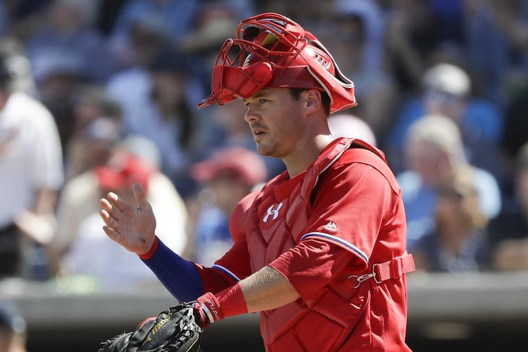 The results of Andrew Knapp’s focus on footwork in the offseason are starting to show in spring training.