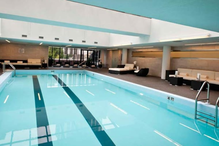 The pool has been newly renovated - among many improvements at the spa.