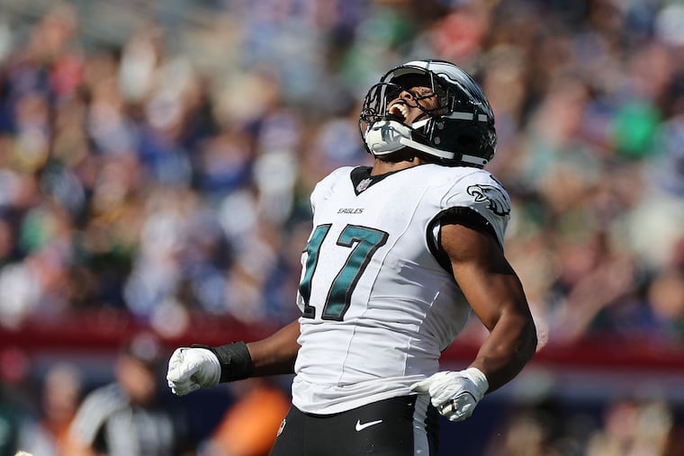 Eagles linebacker Nakobe Dean could return from a knee injury Thursday against the Giants.