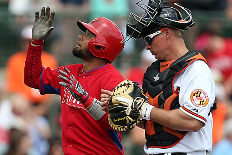 Andres Blanco. (David Maialetti/Staff Photographer)