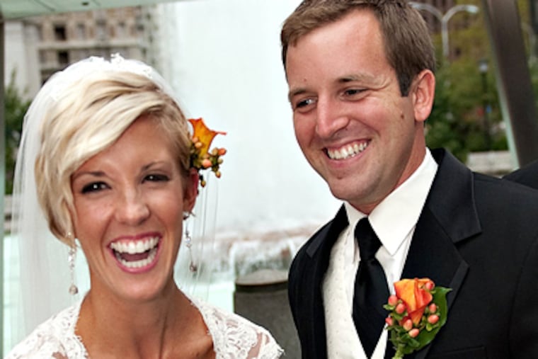 Bridget Hanahan & Billy Horne were married September 26, 2009 in Drexel Hill. (Russ Hickman Photography)