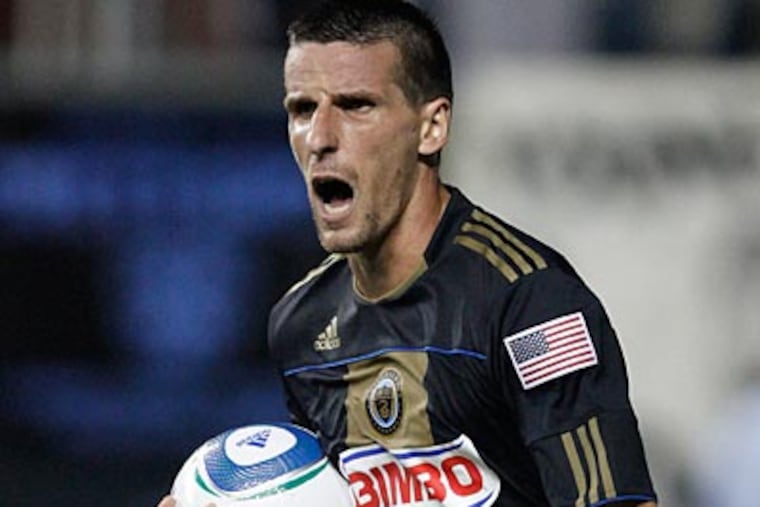 Sebastien Le Toux scored for the Union against Sporting Kansas City on Friday. (Michael S. Wirtz/Staff file photo)
