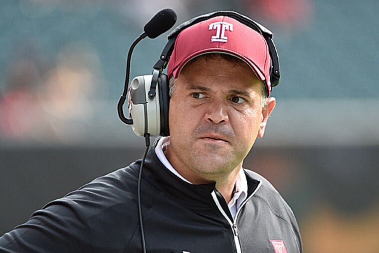 Temple head coach Matt Rhule. (Derik Hamilton/USA Today Sports)